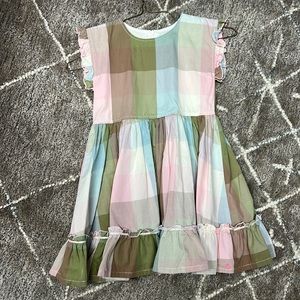 Pink Chicken plaid dress